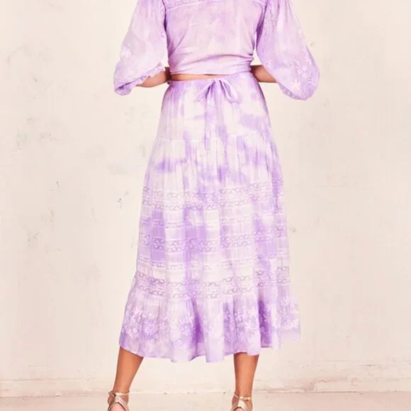 NWT LoveShackFancy Donna Skirt - Medium - Picture 5 of 17